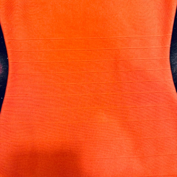 Marciano Coral Bodycon Dress with Silver Straps - Picture 9 of 11